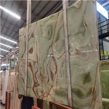 Grön onyxplatta från Pakistan