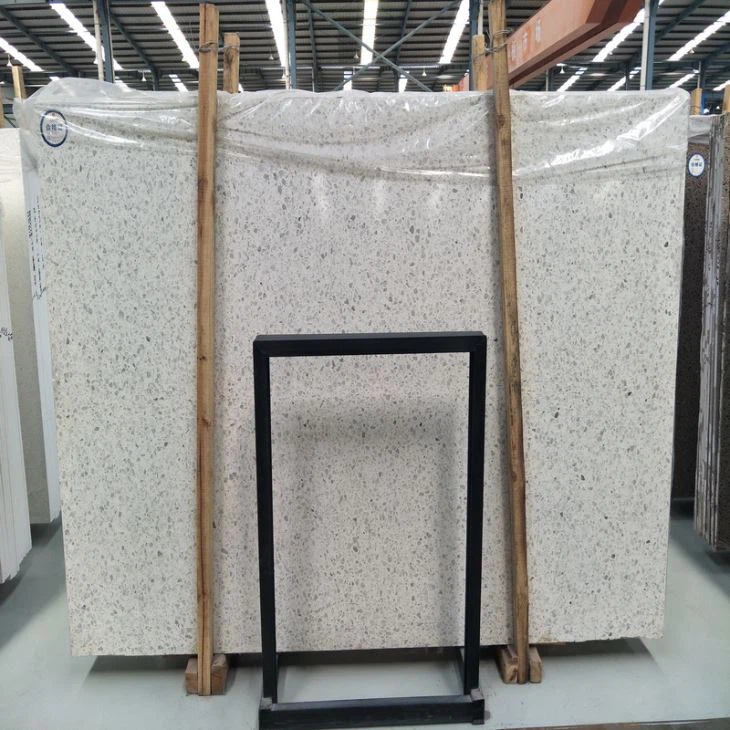 Terrazzo stenplatta