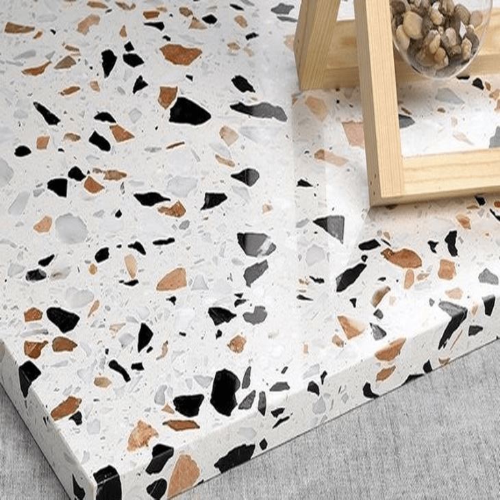 white terrazzo