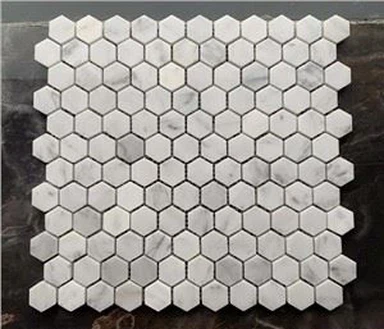 Bianco Carrara Marmor mosaik