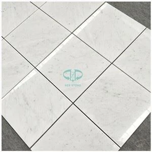 Carrara marmorgolvplattor