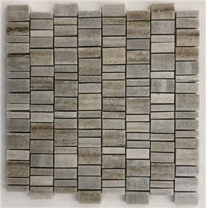Crystal Wood Marmor Mosaik Backsplash