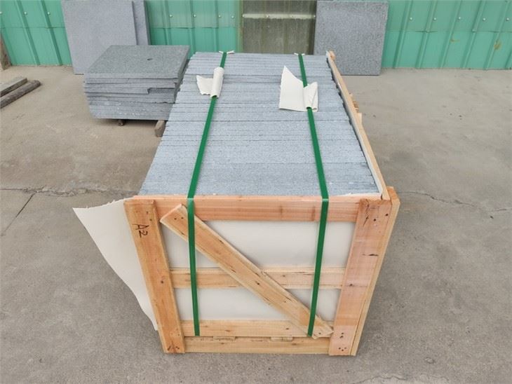 G612 Olive Green Granite packing