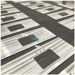 Calacatta Zebrino Marble Badrum Fåfänga Toppar