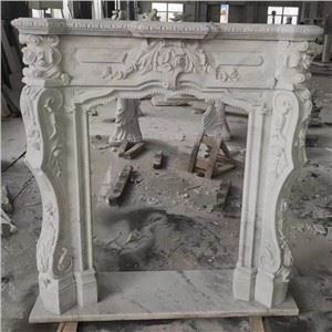 Carrara vit marmor spis
