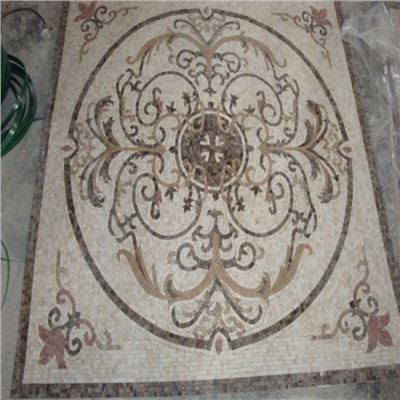 Marmor mosaik mönster