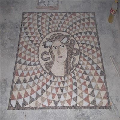 Marmor mosaik mönster