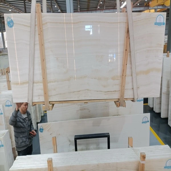 Ivory White Onyx Slab