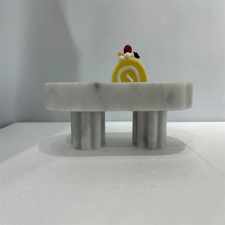 Carrara White Marble Tray