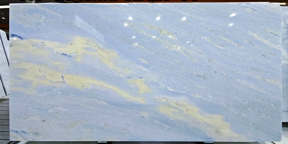 Ocean Blue Fantasy Marble Plattor